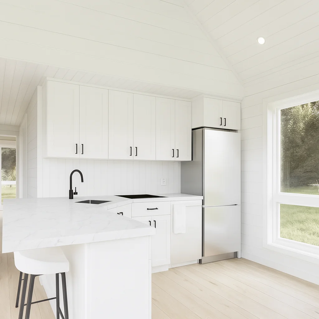 Pine Nordic White Kitchen